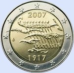 2 euros Finlande 2007